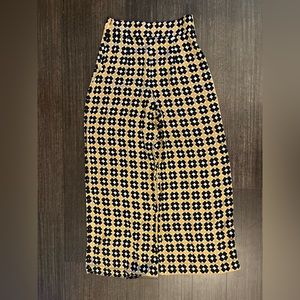 Zara wide leg printed pants